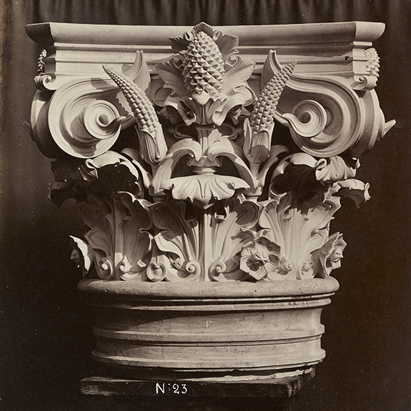 CAPITAL, FROM THE NEW PARIS OPÉRA: ORNAMENTAL SCULPTURE